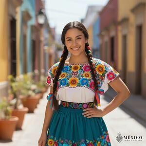 Mexican Folkloric belt day of the dead 5 de Mayo colorfull mexico todo corazon